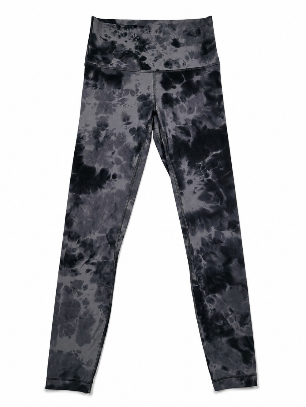 Lululemon Align High Rise Leggings Size 4 Black Gray Tie Dye 28" Yoga